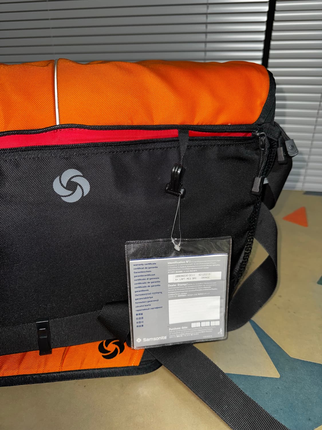 Samsonite Orange Messenger Shoulder Bag 상품이미지10
