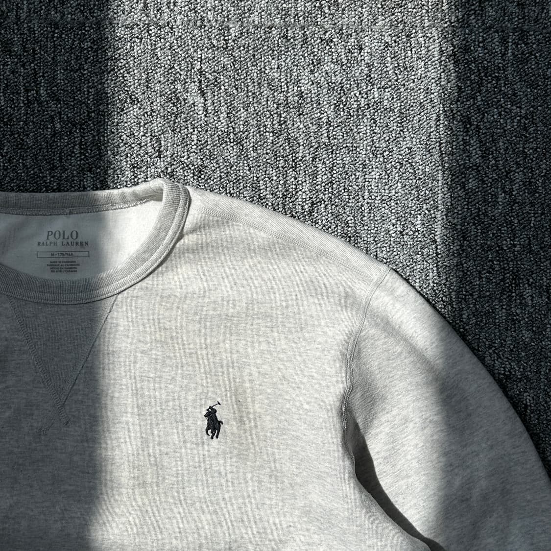 폴로 랄프로렌 그레이 크루넥 맨투맨 상품이미지2