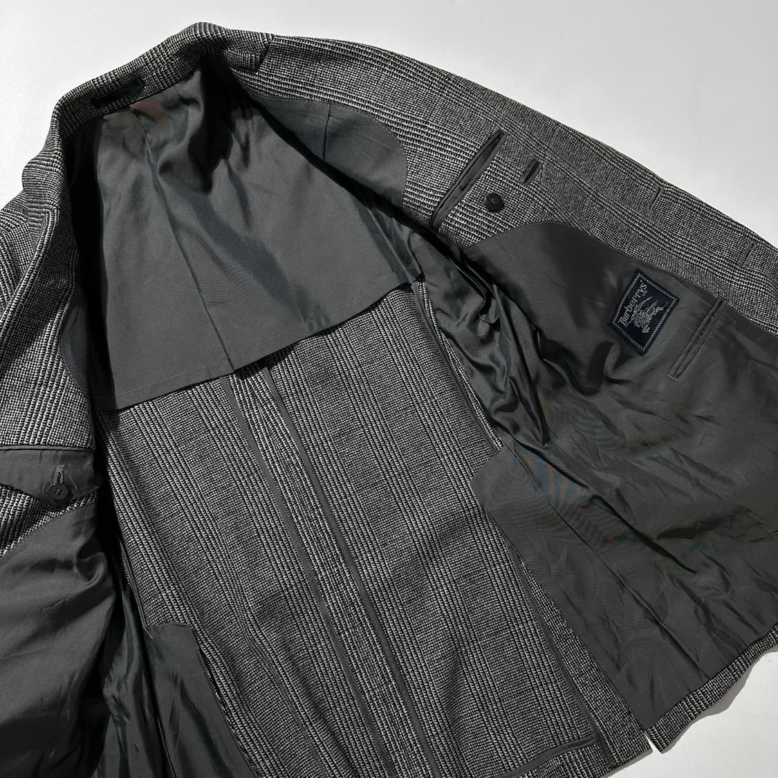 버버리 글렌체크 울 싱글 2B 블레이저 자켓 상품이미지6