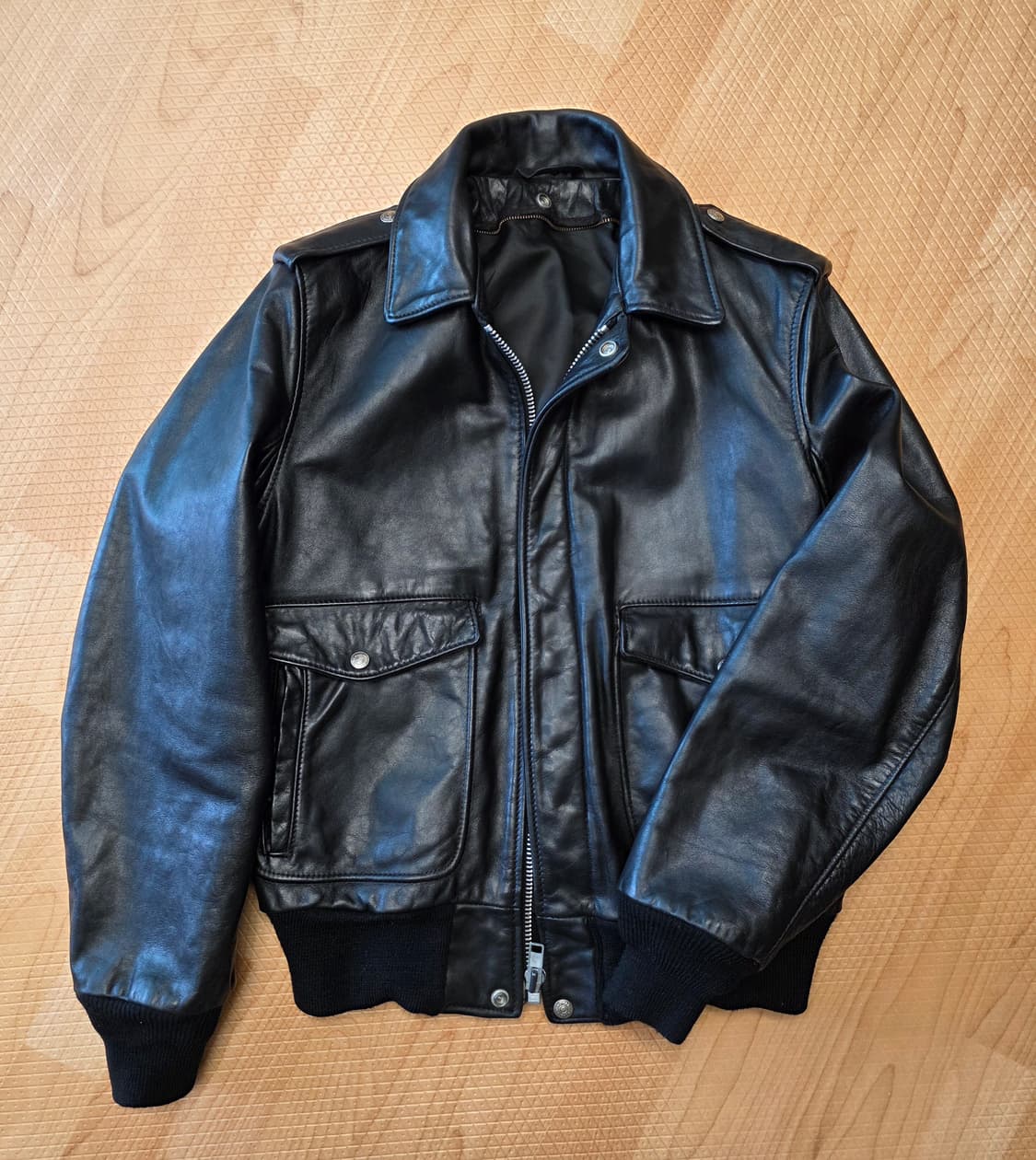 Schott G1 가죽자켓 (38) 쇼트 a2 자켓 상품이미지8