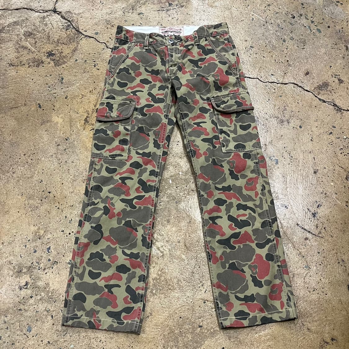 [정품/28,32] 리바이스 502 덕 카모 카고 팬츠 b10 상품이미지2