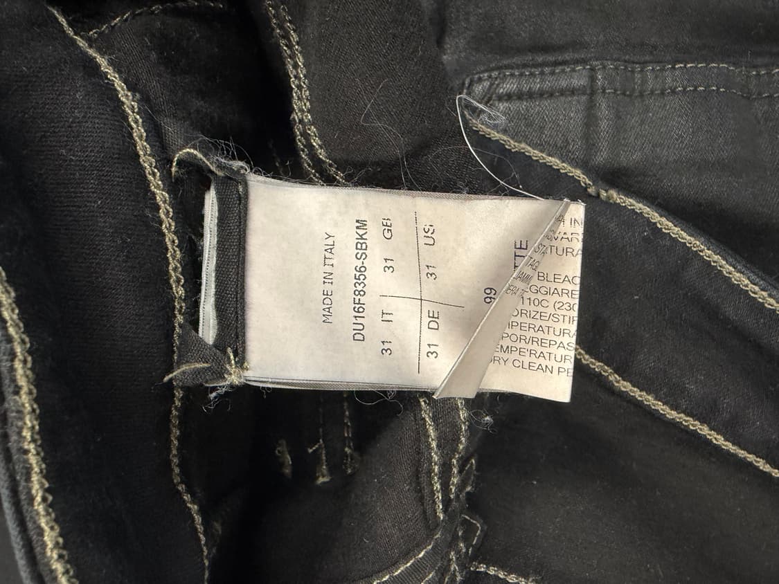 [31] [새상품] 릭오웬스 16fw 멤피스진 왁스 코팅 헤비웨이트 상품이미지6