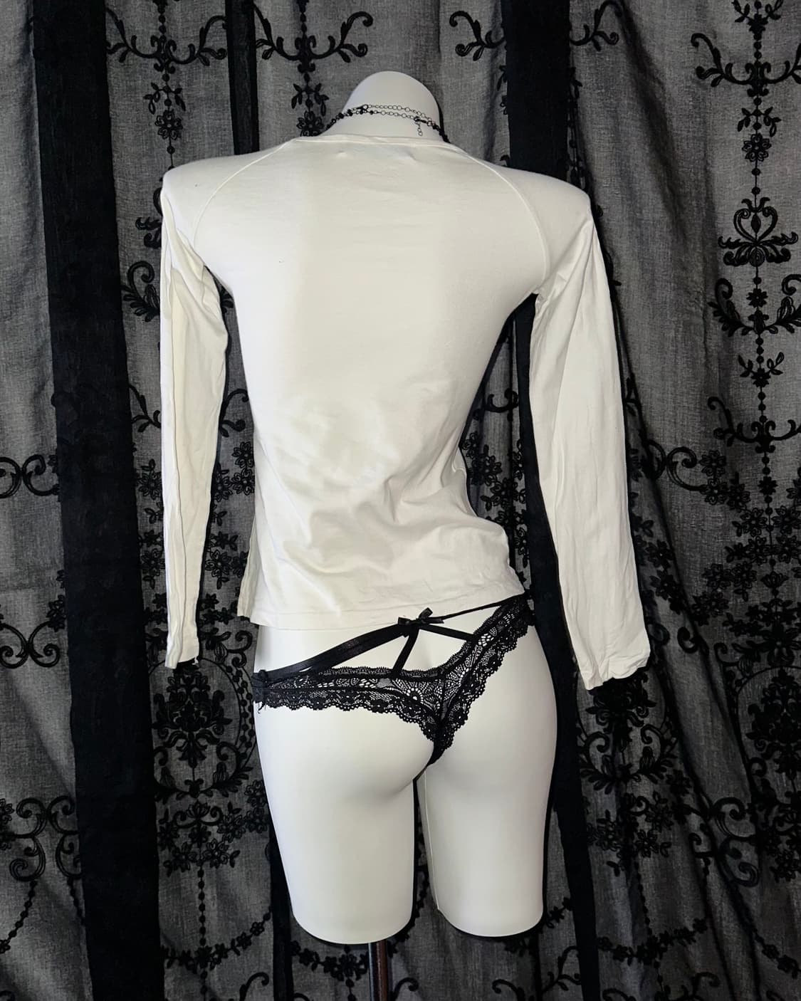 kitsch glitter lettering long-sleeve 상품이미지3