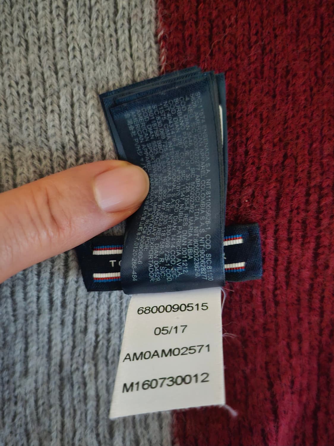 토미힐피거 정품 스트라이프 머플러 독일제 정품택O 상품이미지7