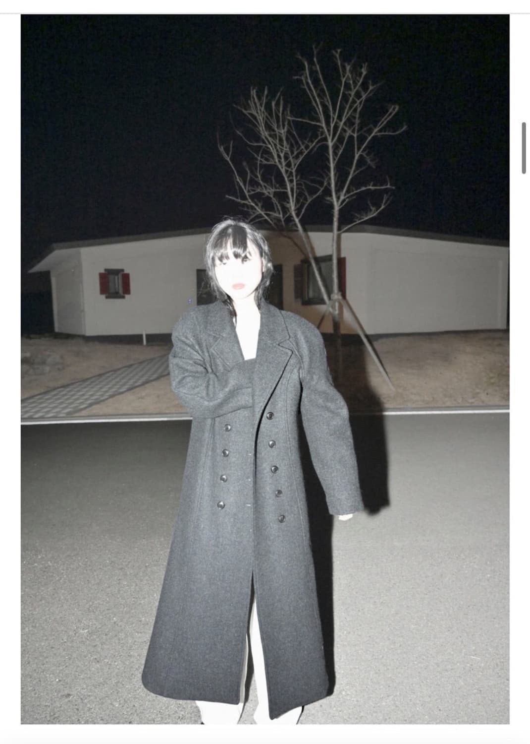 에옹쓰 라이닝 맥시 더블 코트 상품이미지2