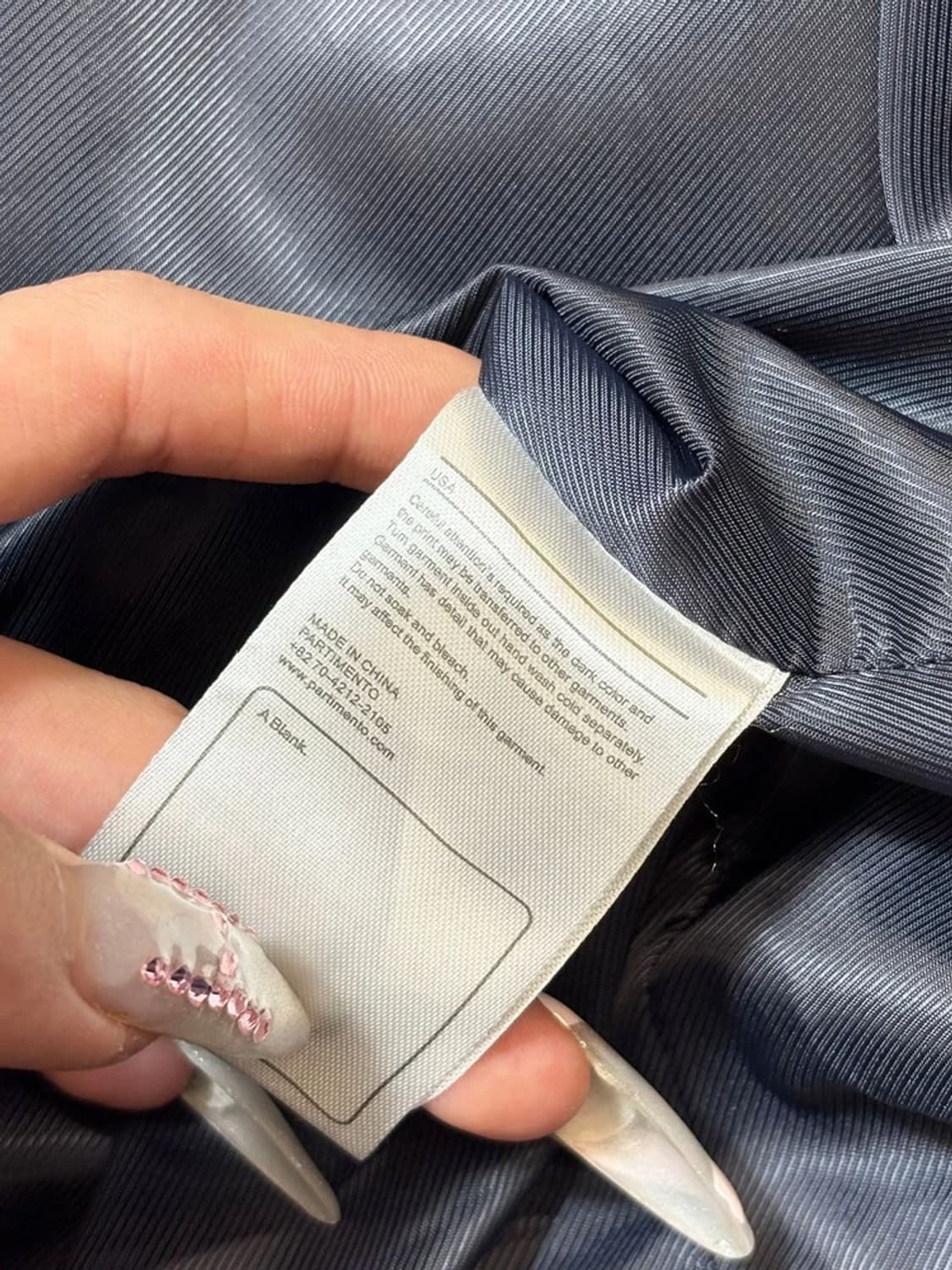 파르티멘토 22FW 멜톤 더플 롱 코트 PN6298 상품이미지8