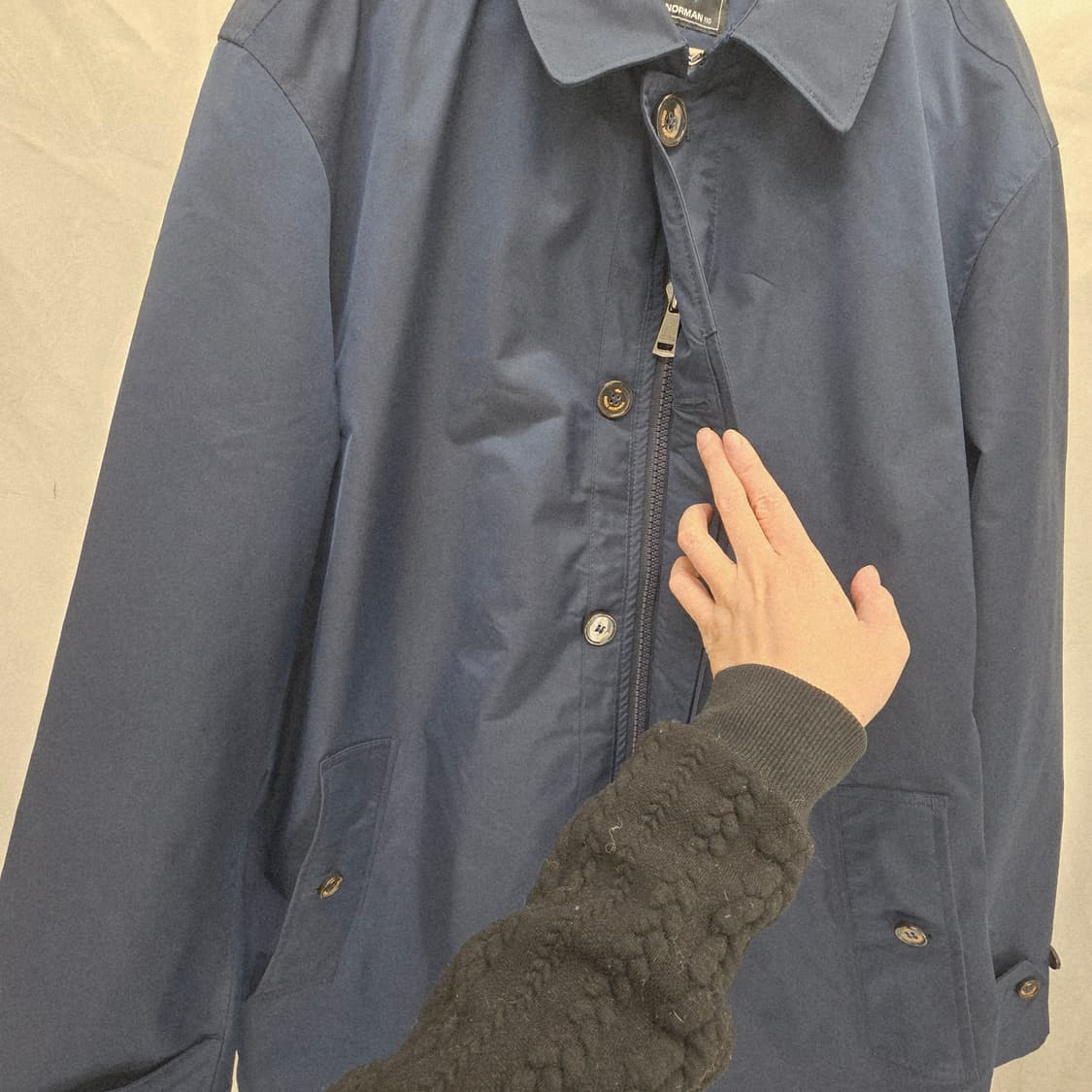 GREG NORMAN 그레그노먼 남성 네이비 코트 상품이미지8