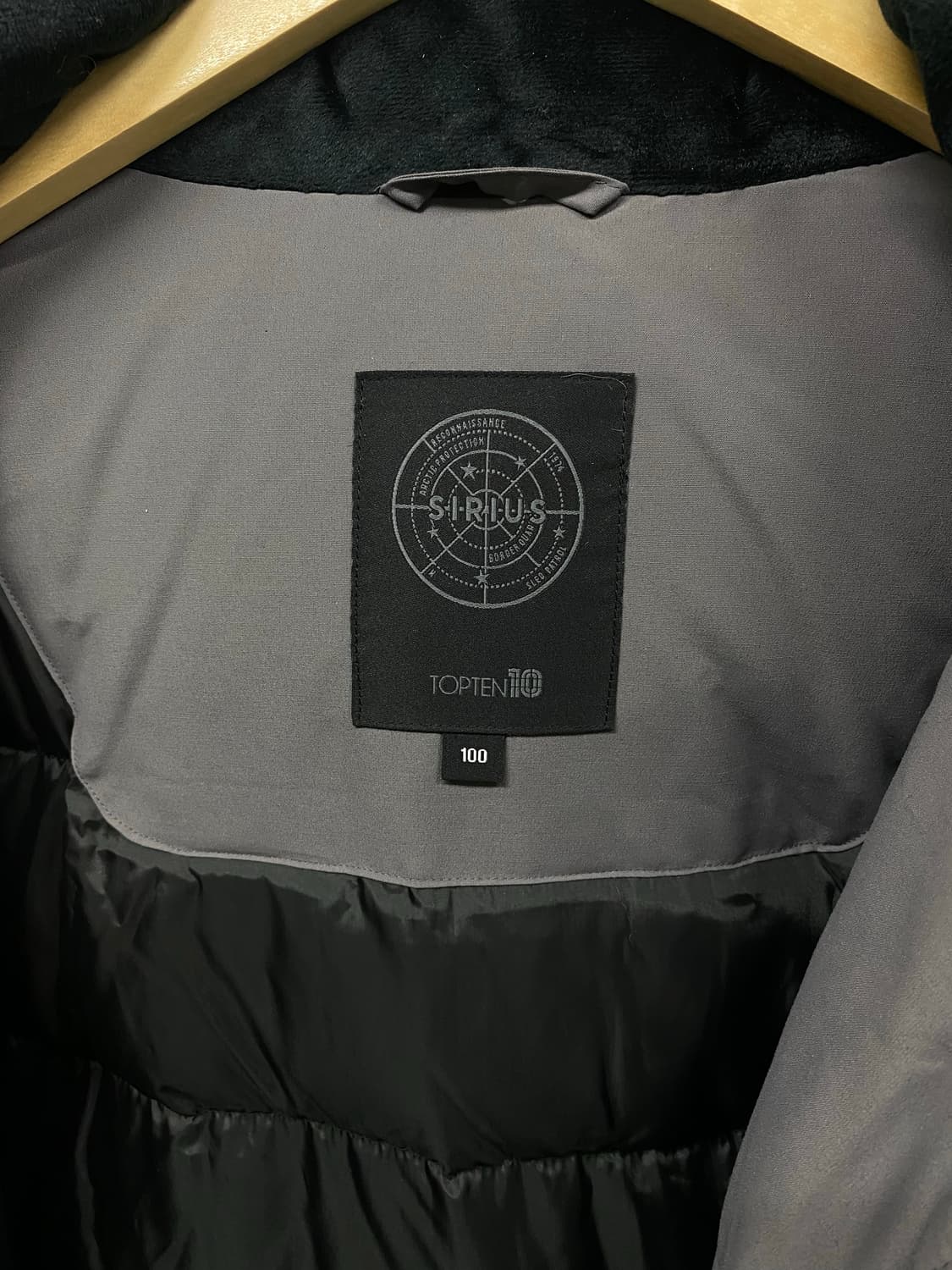 익스페디션 탑텐 라쿤퍼 덕다운 롱패딩 L  상품이미지5