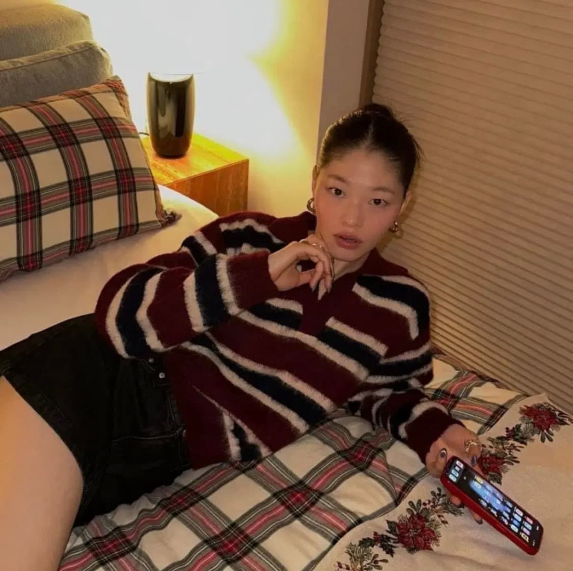 투머치택스 toomuchtax striped knitted ls polo 상품이미지1