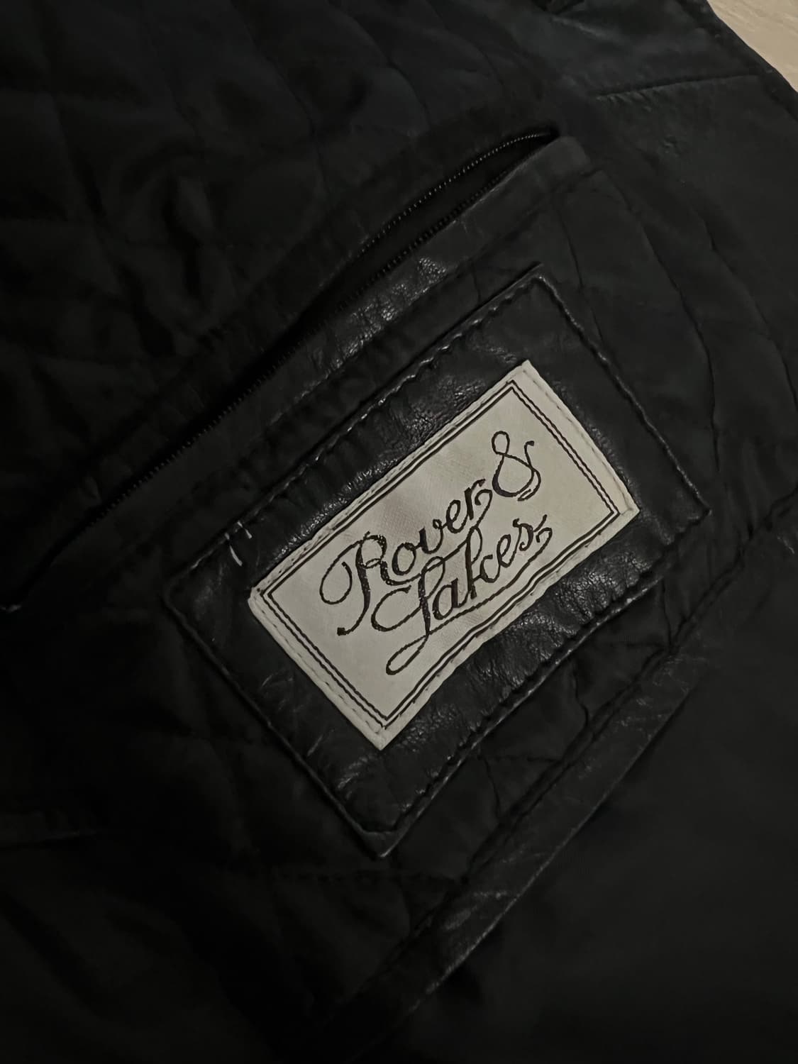 빈티지 레더 카코트 상품이미지4