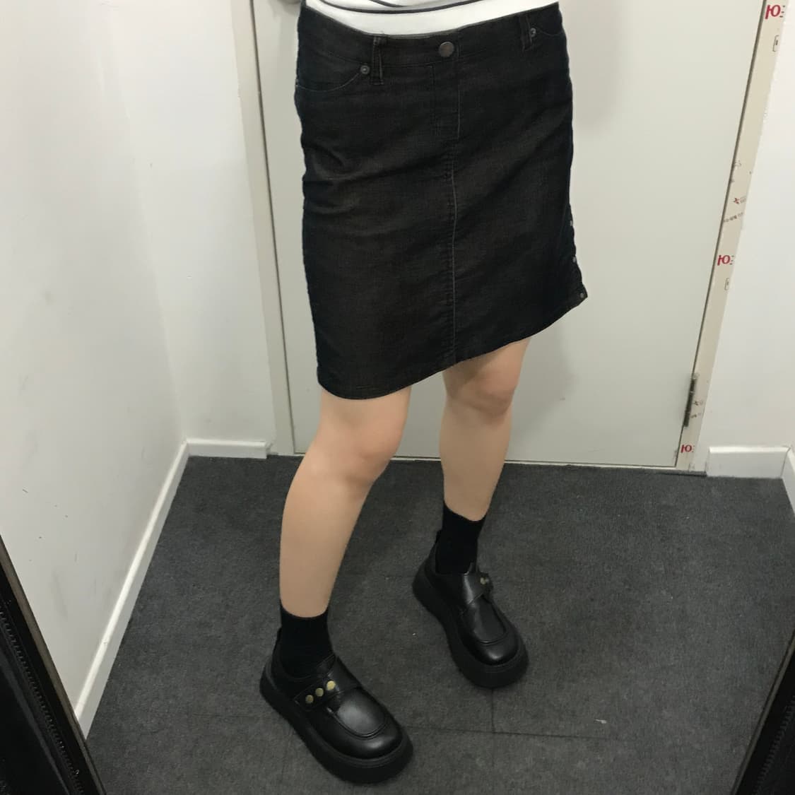  Wrangler 레이어드 코듀로이 스커트 치마 상품이미지2