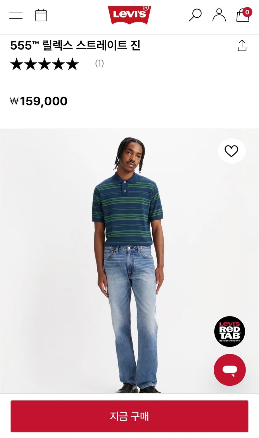 리바이스 555 30x32 상품이미지1