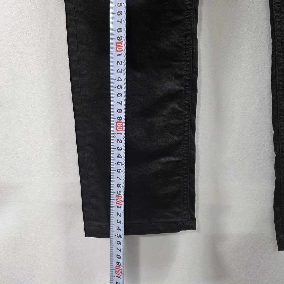 1147 게스 청바지 저온스 크롭 스트레이트 블랙 72 상품이미지7