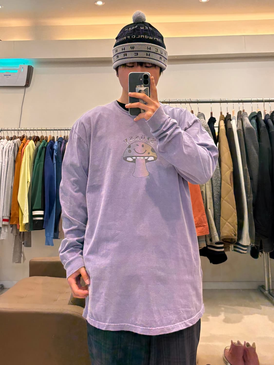 스투시 버섯 그래픽 롱슬리브 상품이미지7