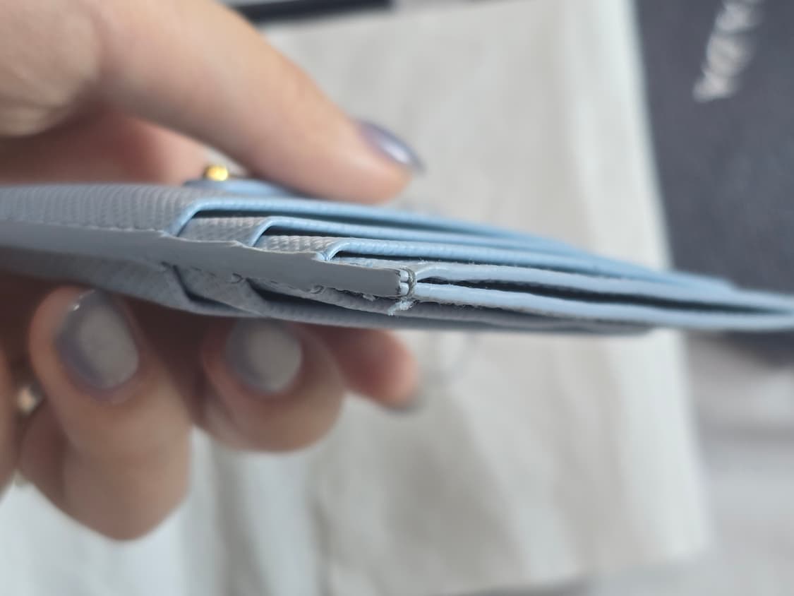 프라다 사피아노 카드지갑 하늘색 상품이미지10