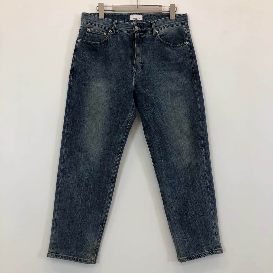 아모프레 amoupre 크롭 데님진 32 인치 상품이미지1