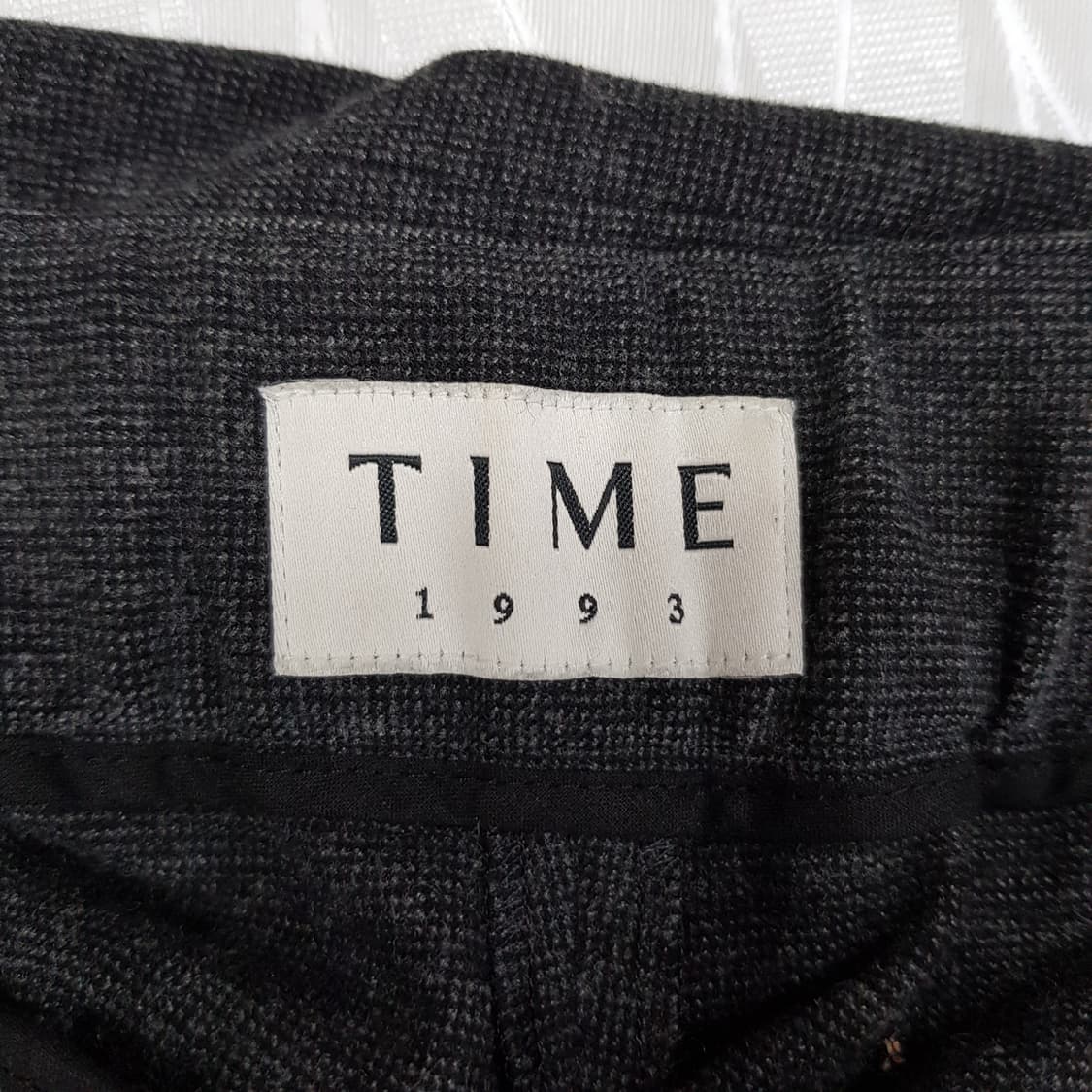 한섬 타임 TIME 2021 차콜 그레이 와이드 슬랙스 팬츠 67-98 상품이미지7