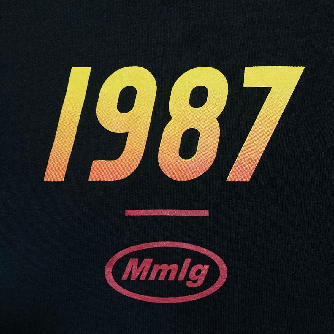 Mmlg 1987 빅로고 블랙 맨투맨 상품이미지2