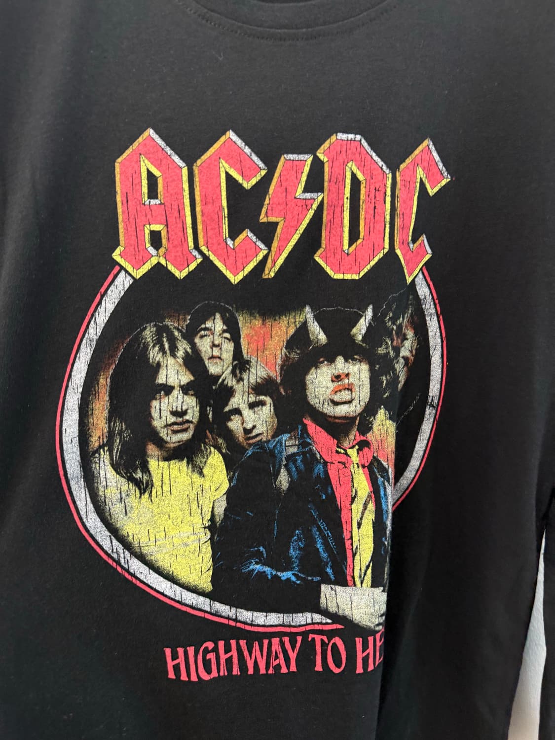 AC/DC 프린팅 롱 슬리브 상품이미지5