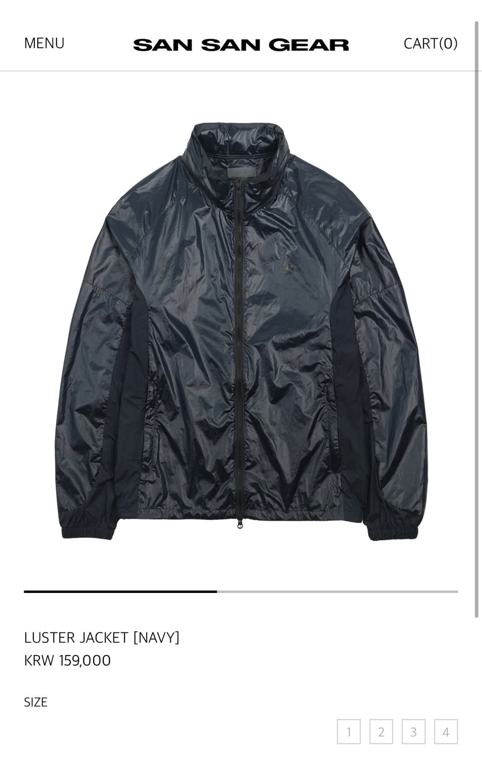 산산기어 luster 러스터 자켓 구합니다 상품이미지1
