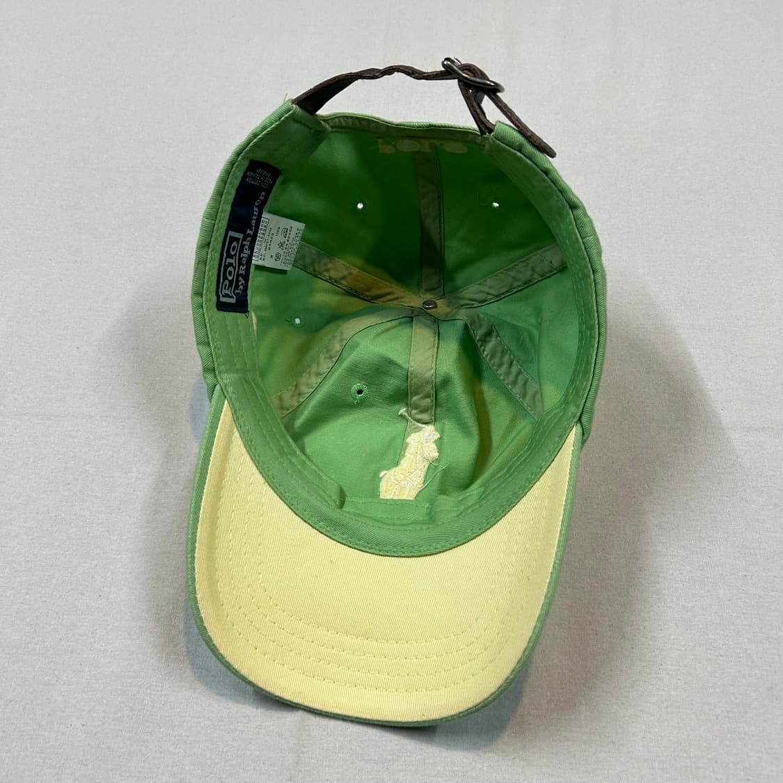 폴로 랄프로렌 빅포니 볼캡 모자 가죽스트랩 정품 상품이미지7