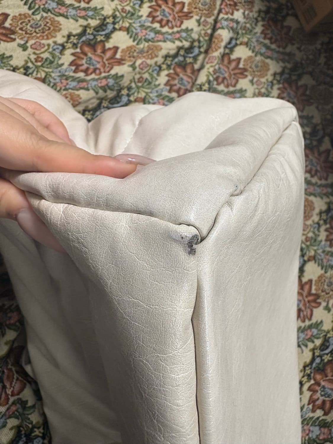 쿨사이드옵더필로우 MY EYELET TRAVEL BAG cream 상품이미지4