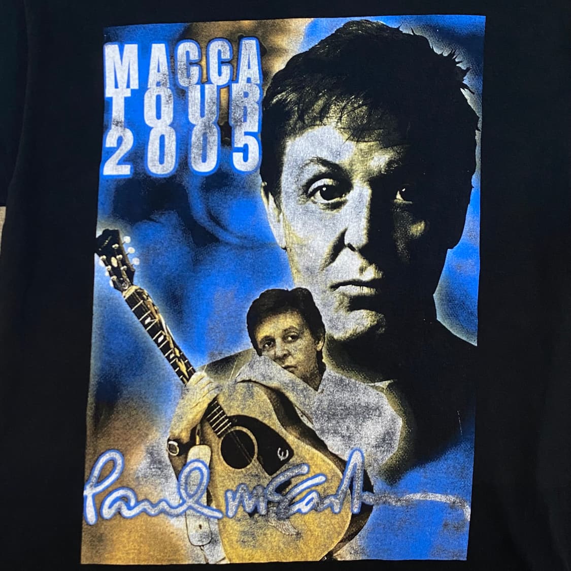 미국 빈티지 마카 MACCA 2005 투어티 락티셔츠 반팔티 상품이미지3