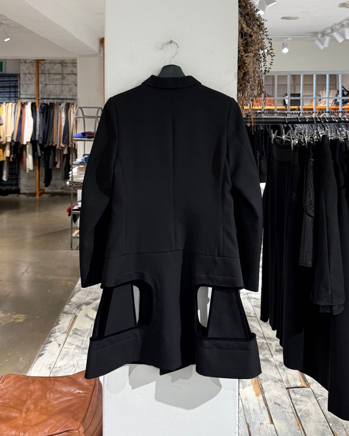 꼼데가르송 2015fw 블랙 컷아웃 자켓 상품이미지6