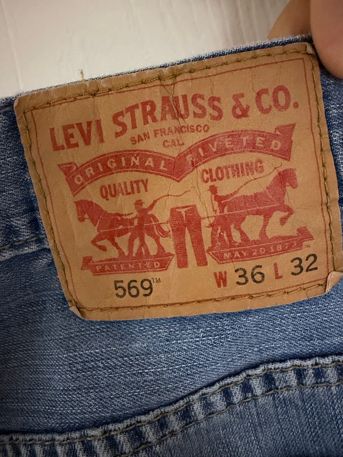 리바이스 569 36x32 상품이미지5