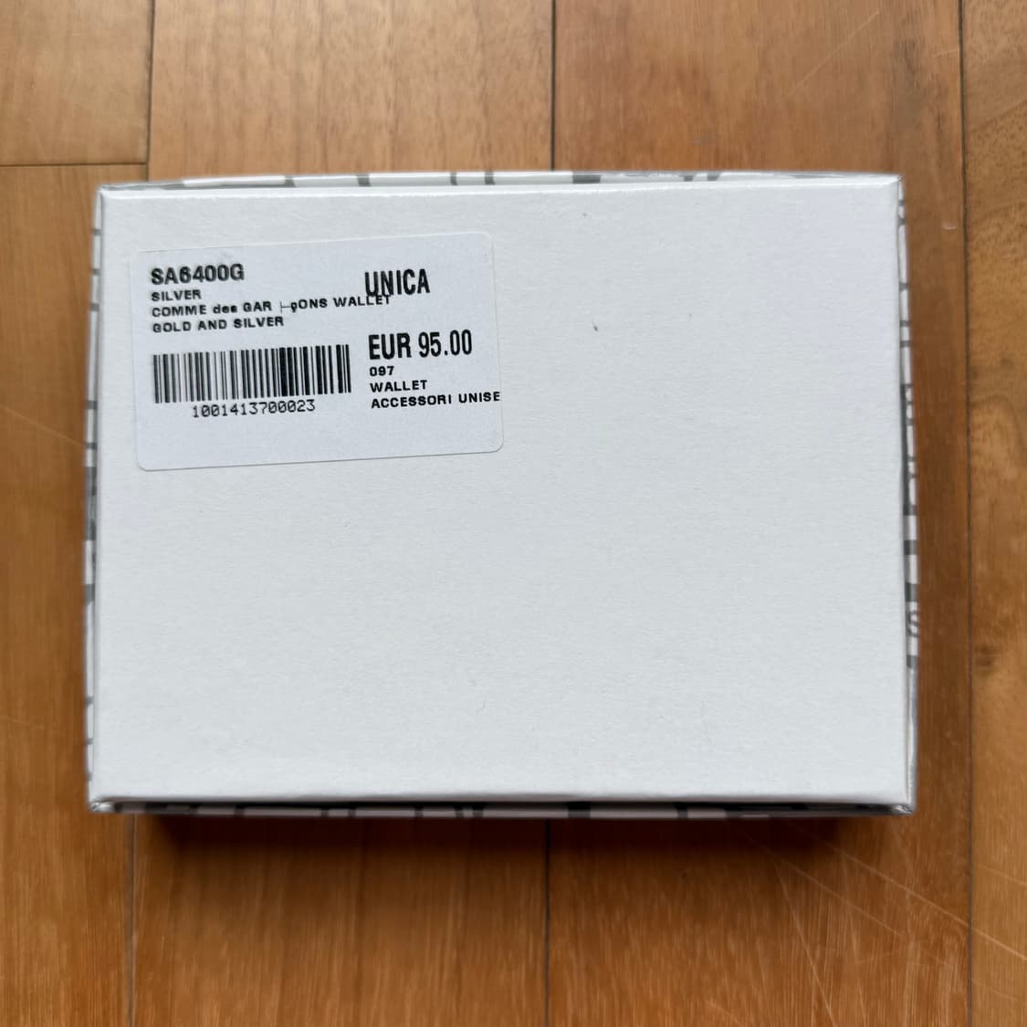 꼼데가르송 월렛 Classic Leather Bifold Wallet실버 상품이미지5
