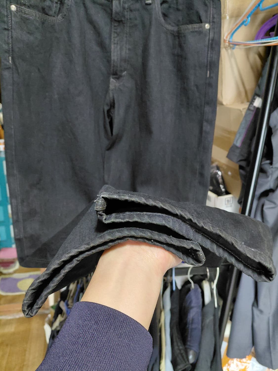 [바나나리퍼블릭]스트레이트핏 데님 청바지 34사이즈  상품이미지10