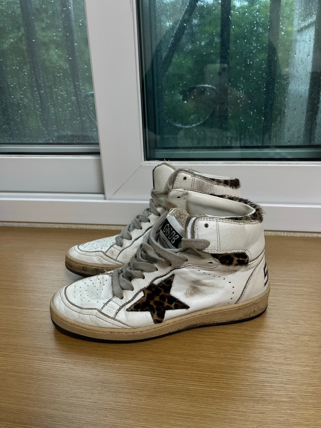 골든구스 레오파드 프린트 포니스킨 상품이미지1