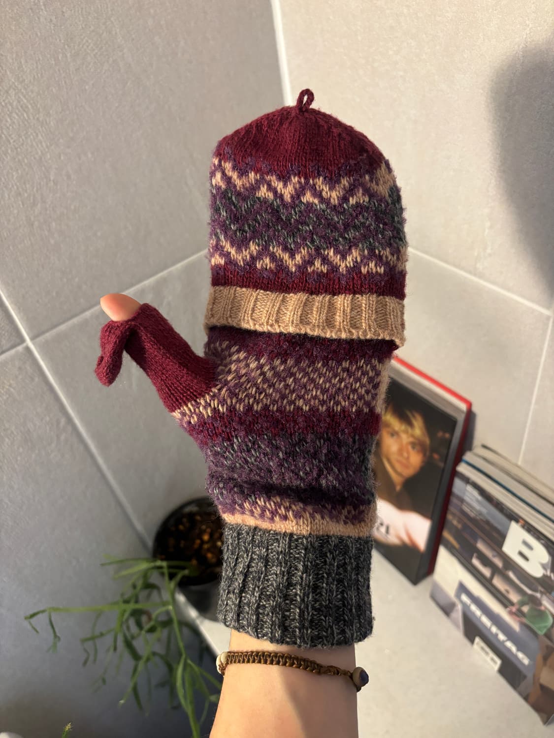 비비안 웨스트우드 노르딕 투웨이 니트장갑 상품이미지8