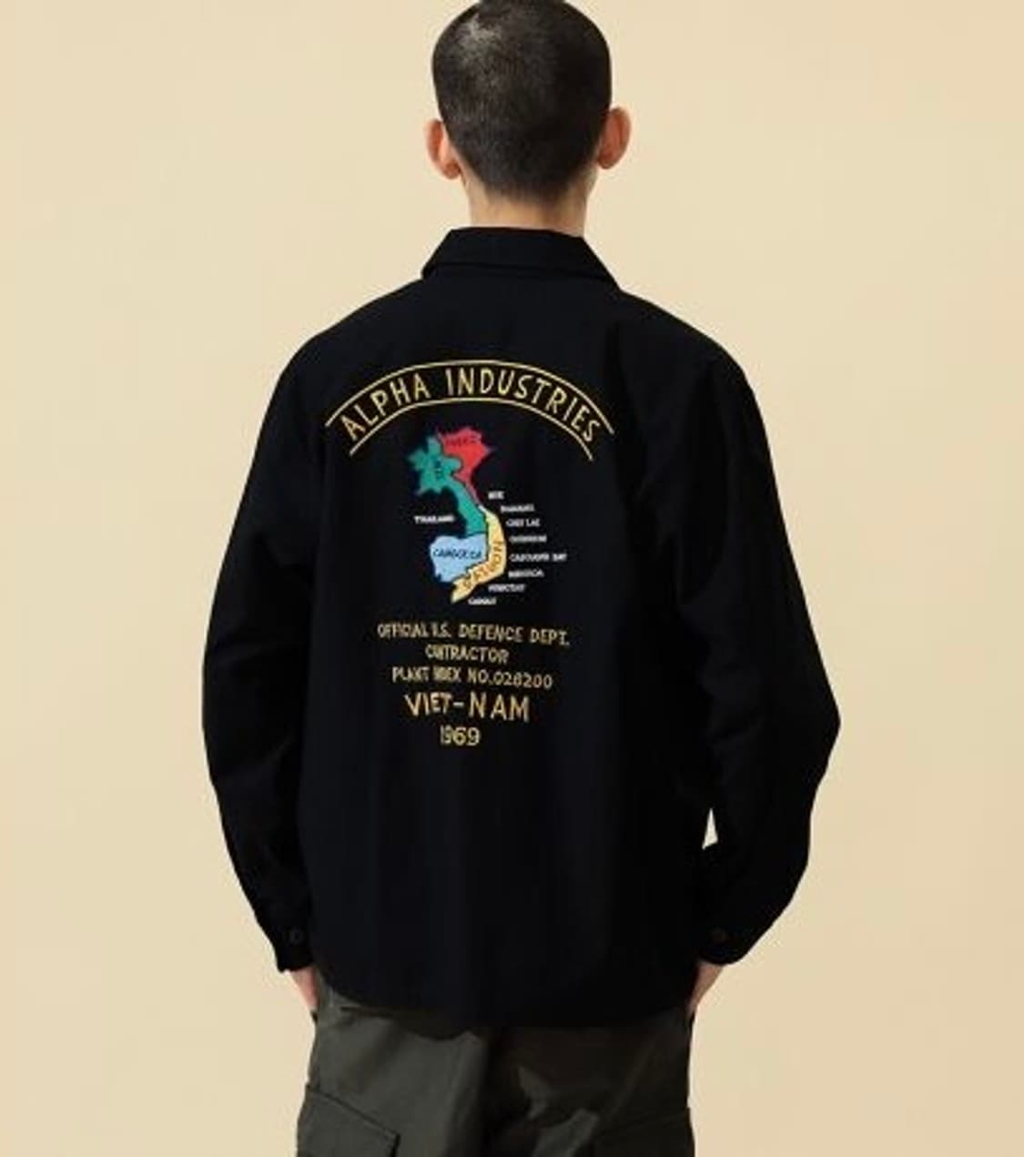 알파 재팬 수베니어 스카잔 자수 베트남 유틸리티 셔츠 자켓 XL 상품이미지6