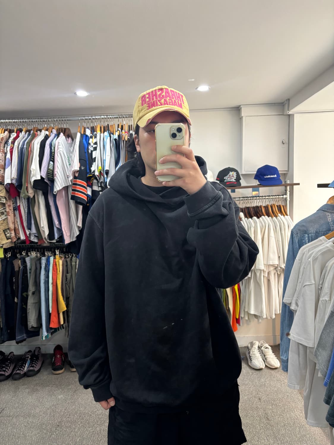 19ss 메종 마르지엘라 홀 넘버 로고 후드 상품이미지6