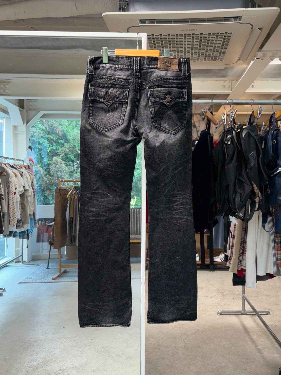 버커루 데님 와이드팬츠 상품이미지6
