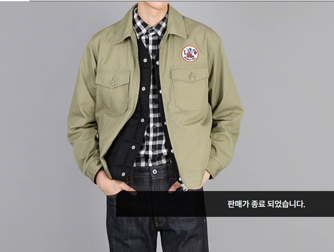 후아유 야상 봄 자켓 남성100 상품이미지2