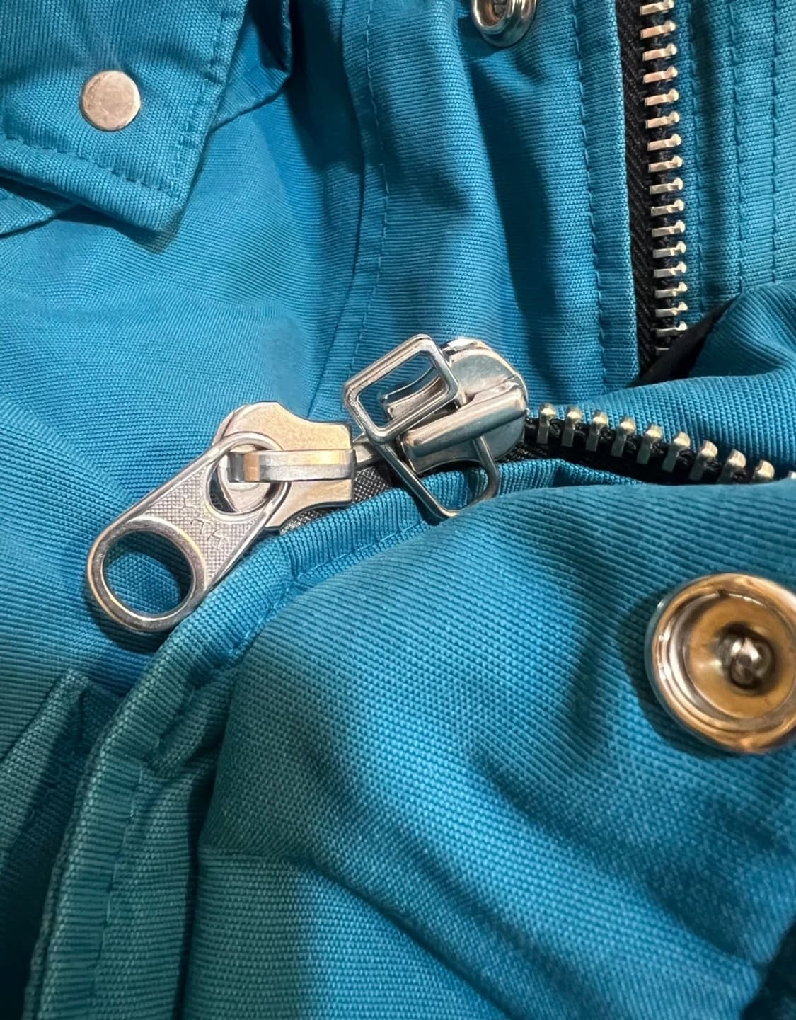 무스너클 캐나다 남성 청록 후드 덕다운패딩  상품이미지9