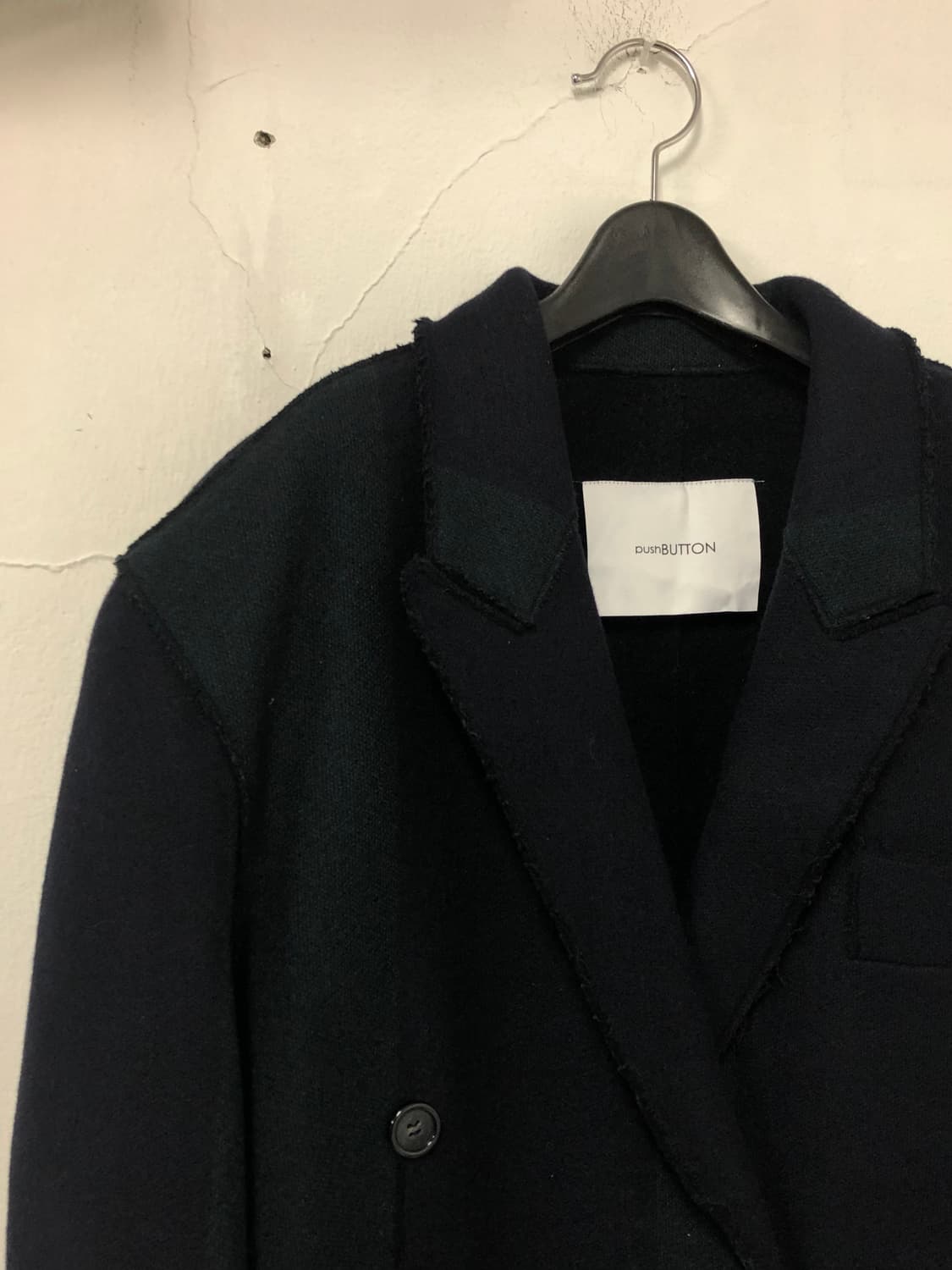 Pushbutton Oversize Wool Coat 상품이미지3