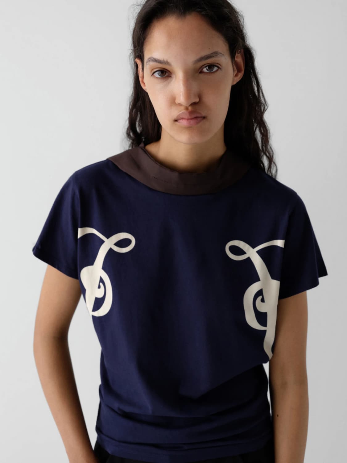 [S,M,L]기마구아스 Phoebe 스트랩 탑/네이비 상품이미지1