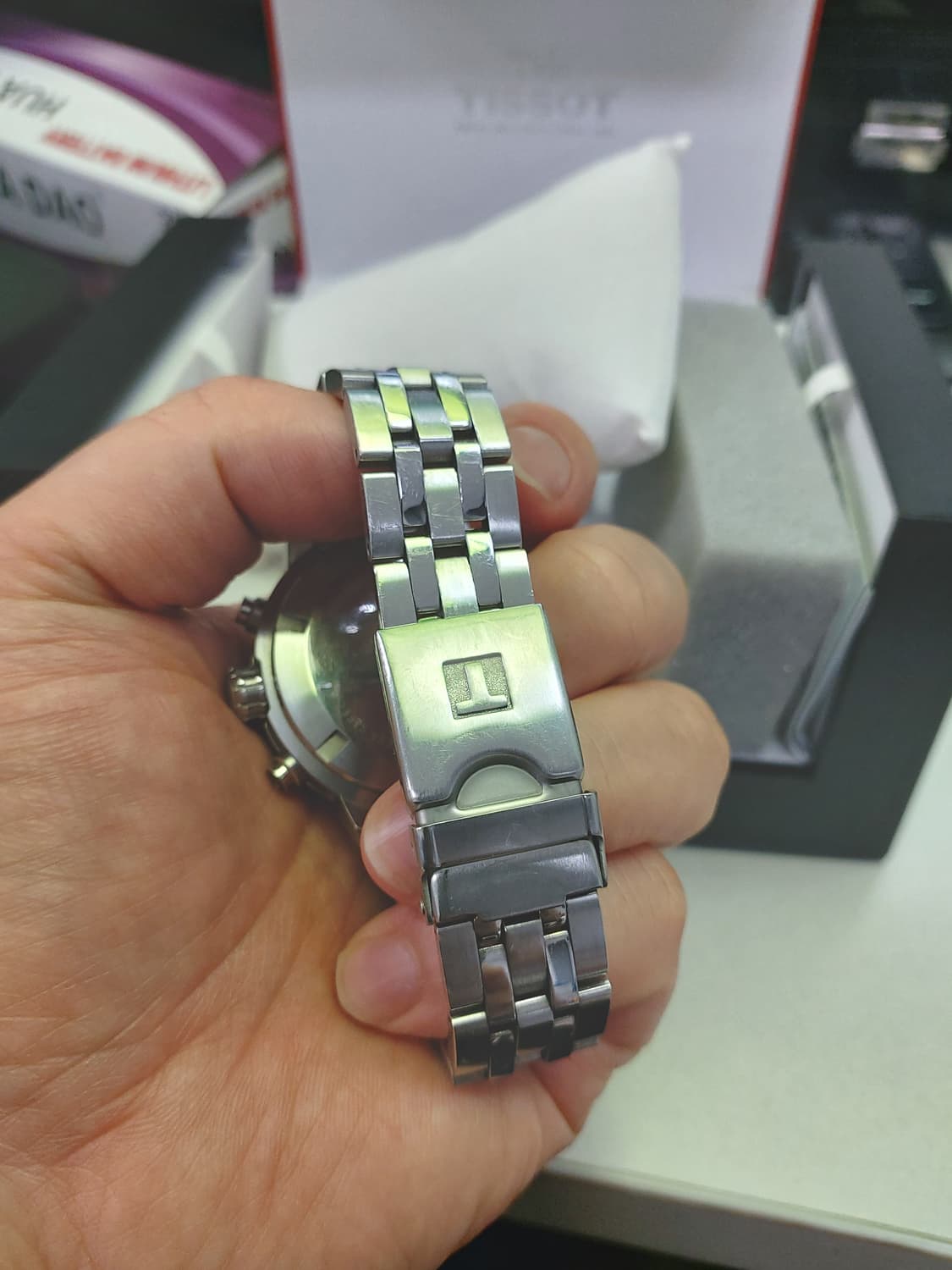 티쏘 메탈 시계 풀박스 판매 상품이미지4