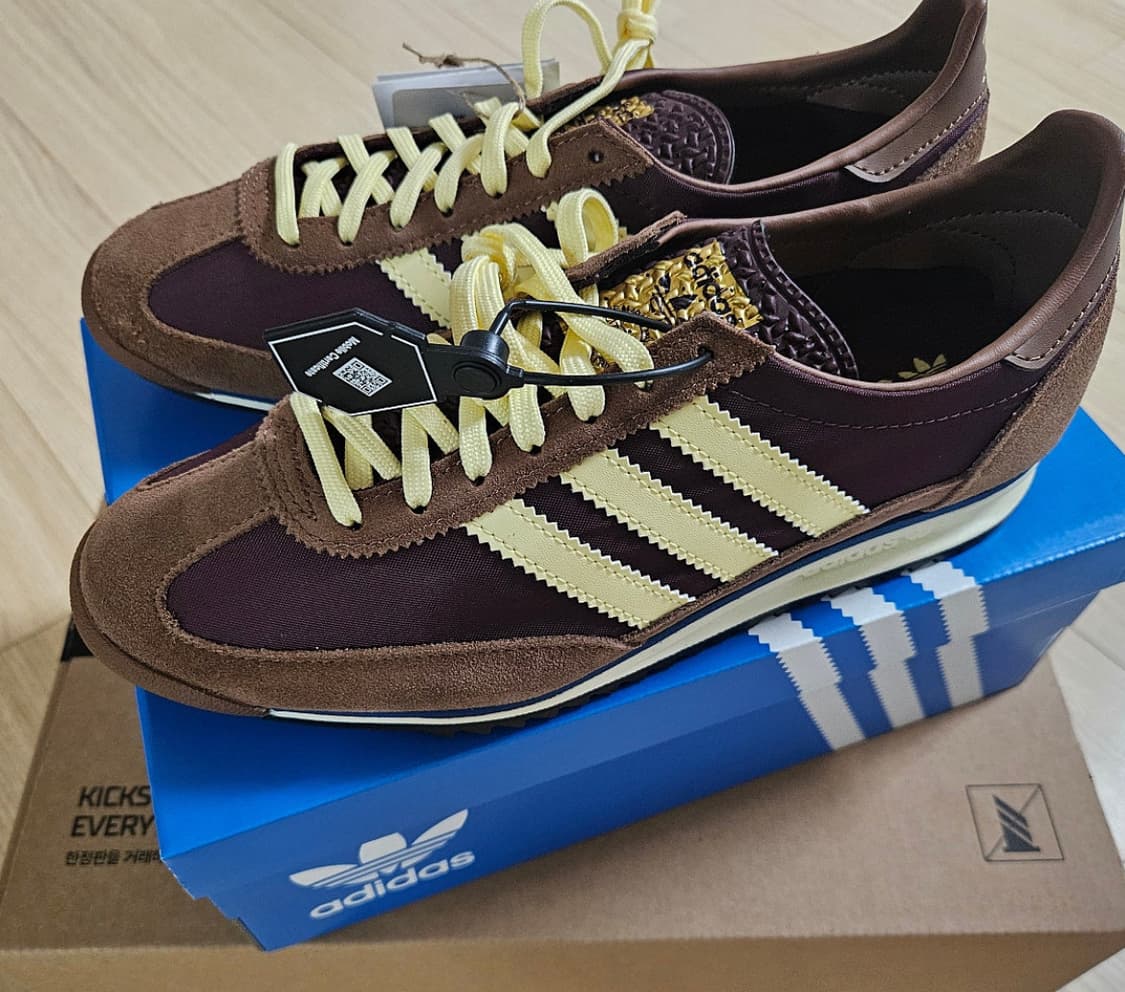 [225] 아디다스 SL 72 OG 마룬 올모스트 옐로우 새상품 상품이미지1