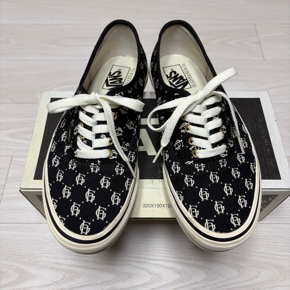 글래드핸드 x 반스 어센틱 민트급 270사이즈 풀박 상품이미지1