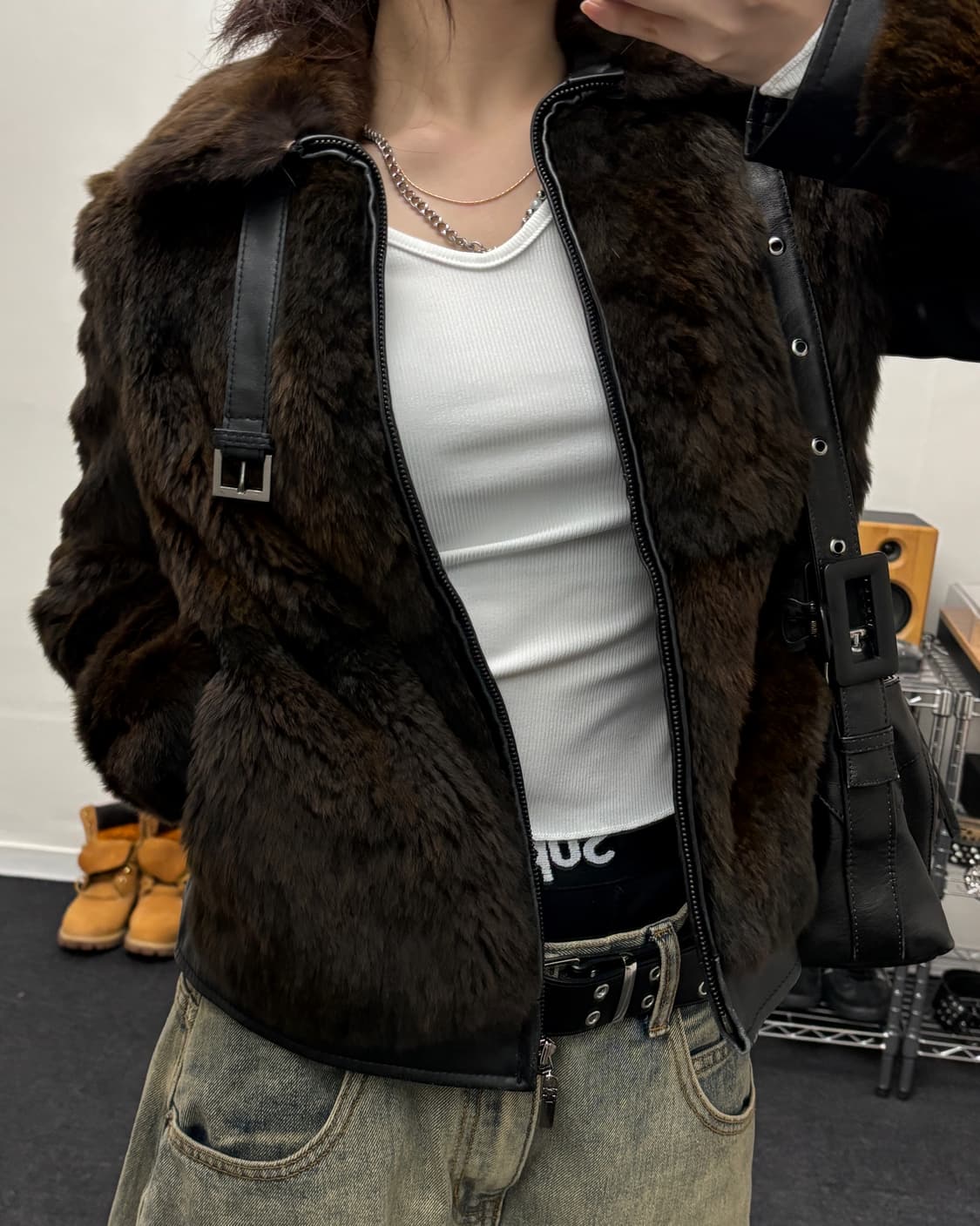 올드 빈티지 리얼 퍼 자켓 상품이미지2