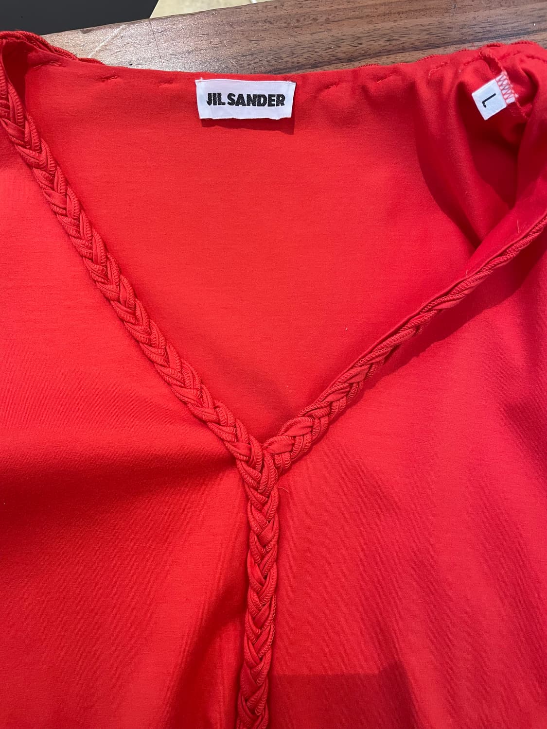 Jill Sander 브이넥 티셔츠 L 상품이미지3