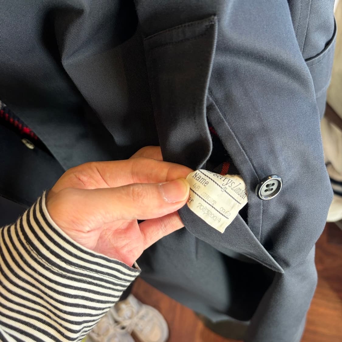 15386 - 버버리 네이비 맥코트 상품이미지6