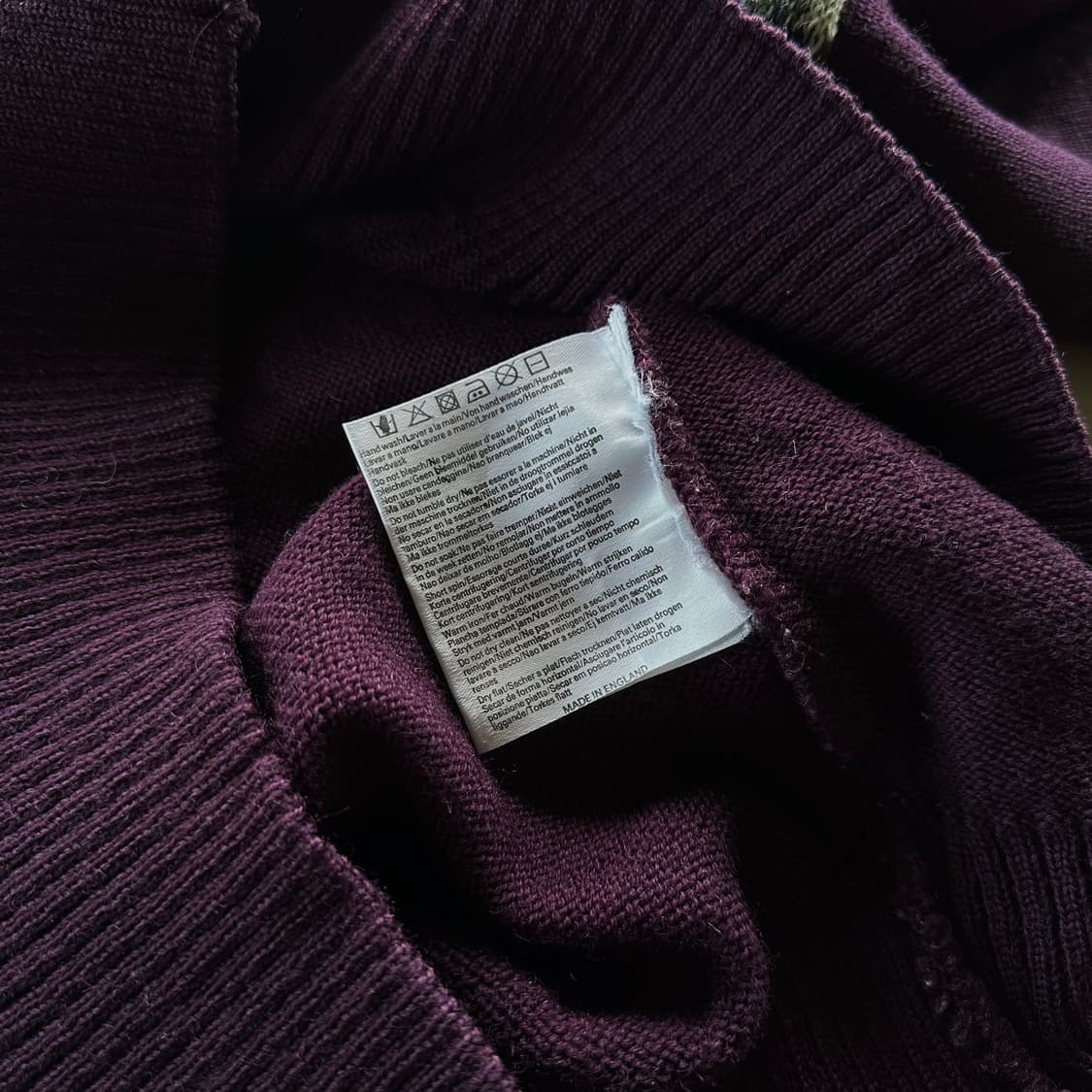 [L]버버리 BURBERRY'S 골프 스윙 잉글랜드산 니트 스웨터 상품이미지8