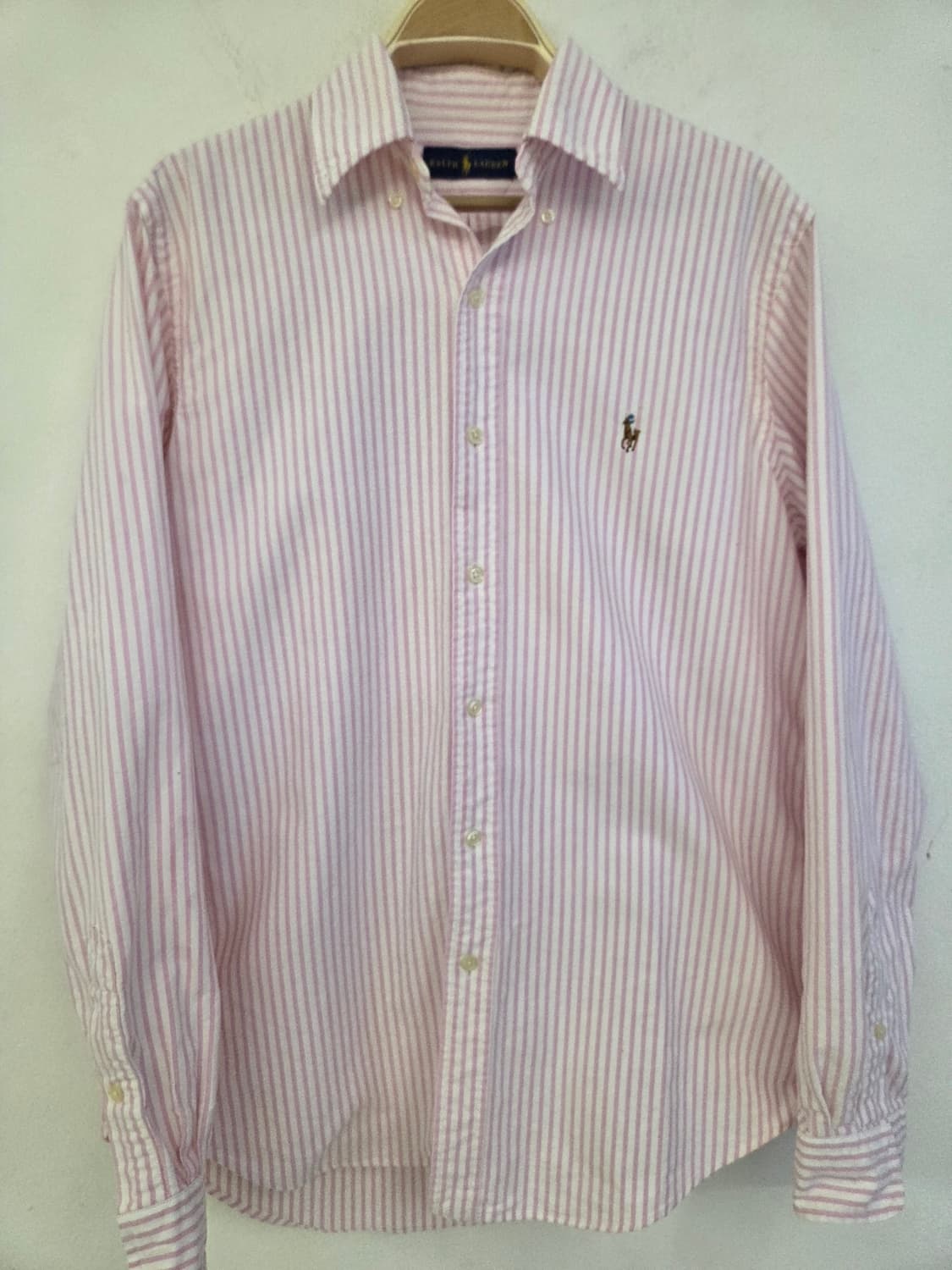 랄프로렌 핑크 스트라이프 셔츠 M 상품이미지1