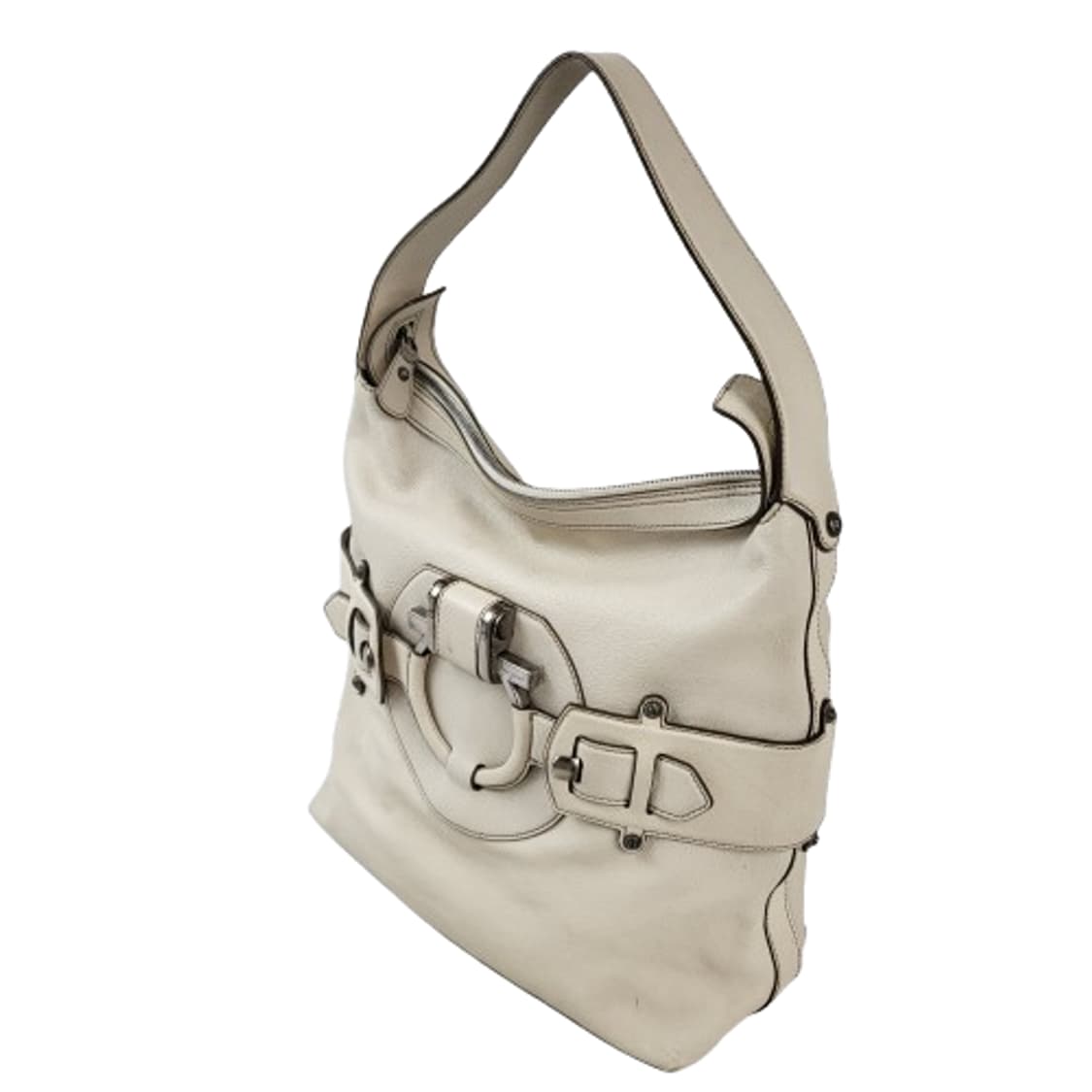 정품 페라가모 간치니 벨티드 가죽 숄더백 상품이미지4