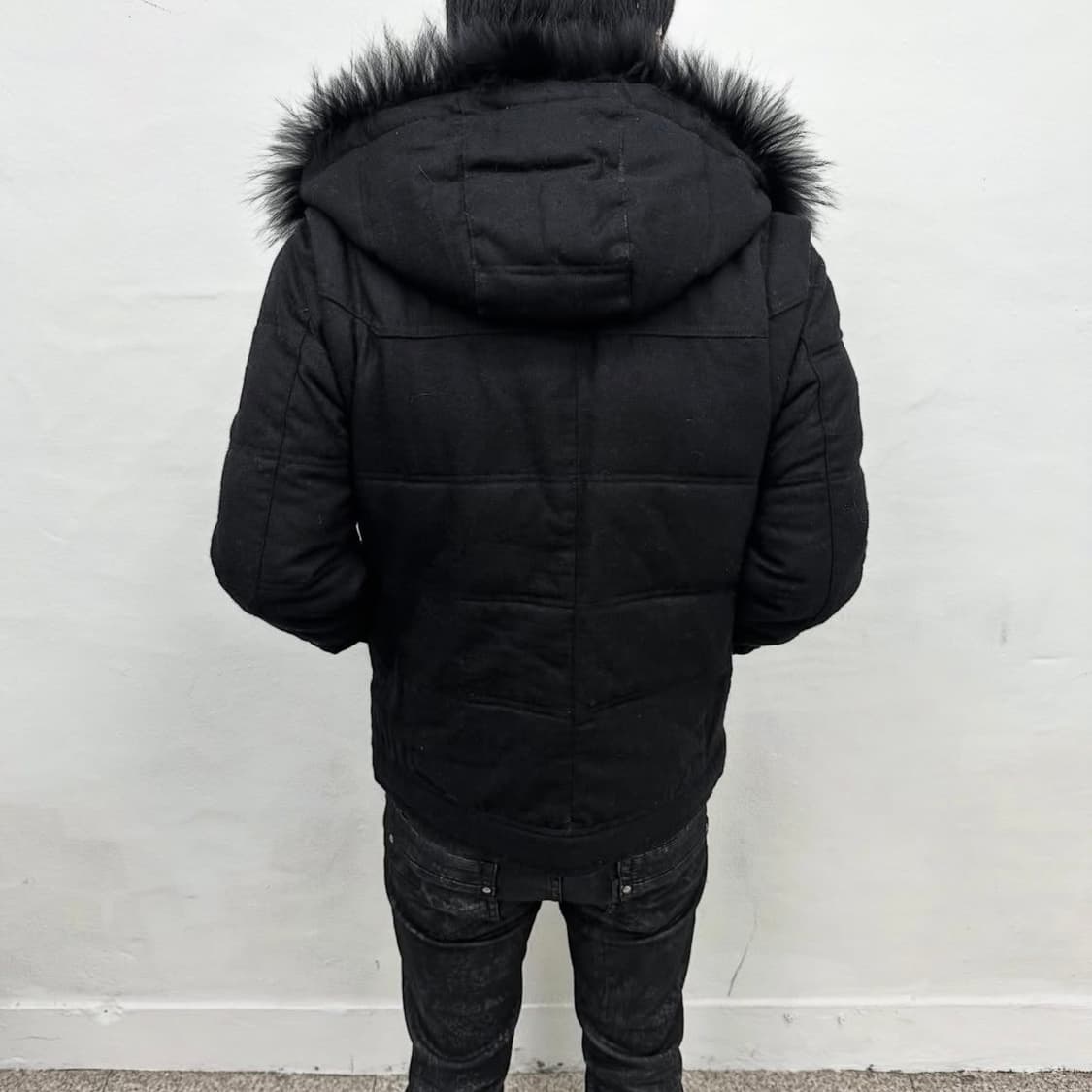 Semantic design double zip down jacket 상품이미지3